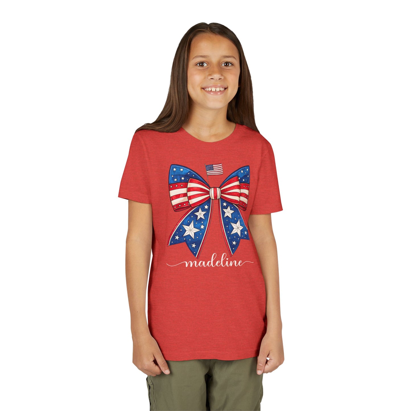 Matching Bow Youth Shirt - Mommy and Me - Amazing Faith Designs