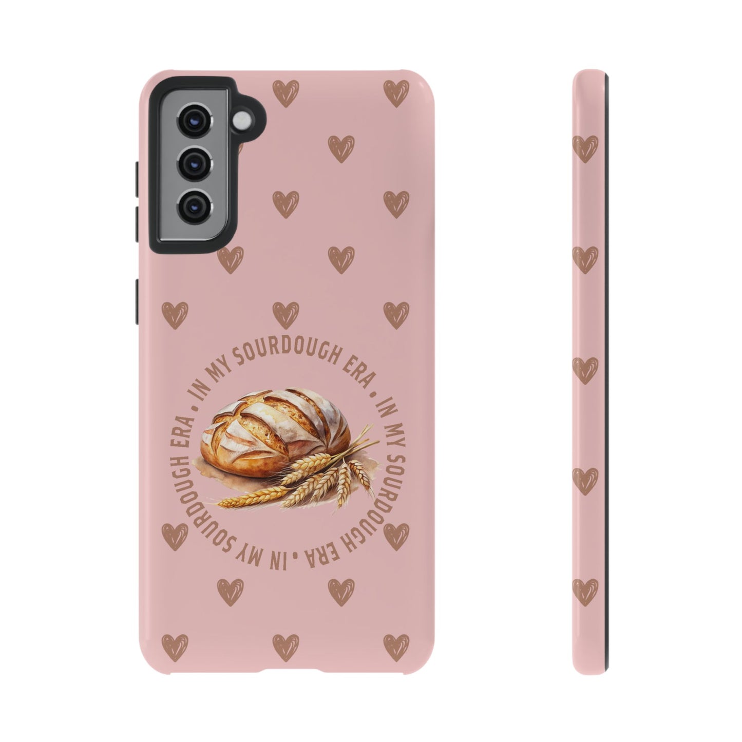 Samsung Galaxy 21 22 23 24 25 - Sourdough Era Hearts Phone Case - Amazing Faith Designs