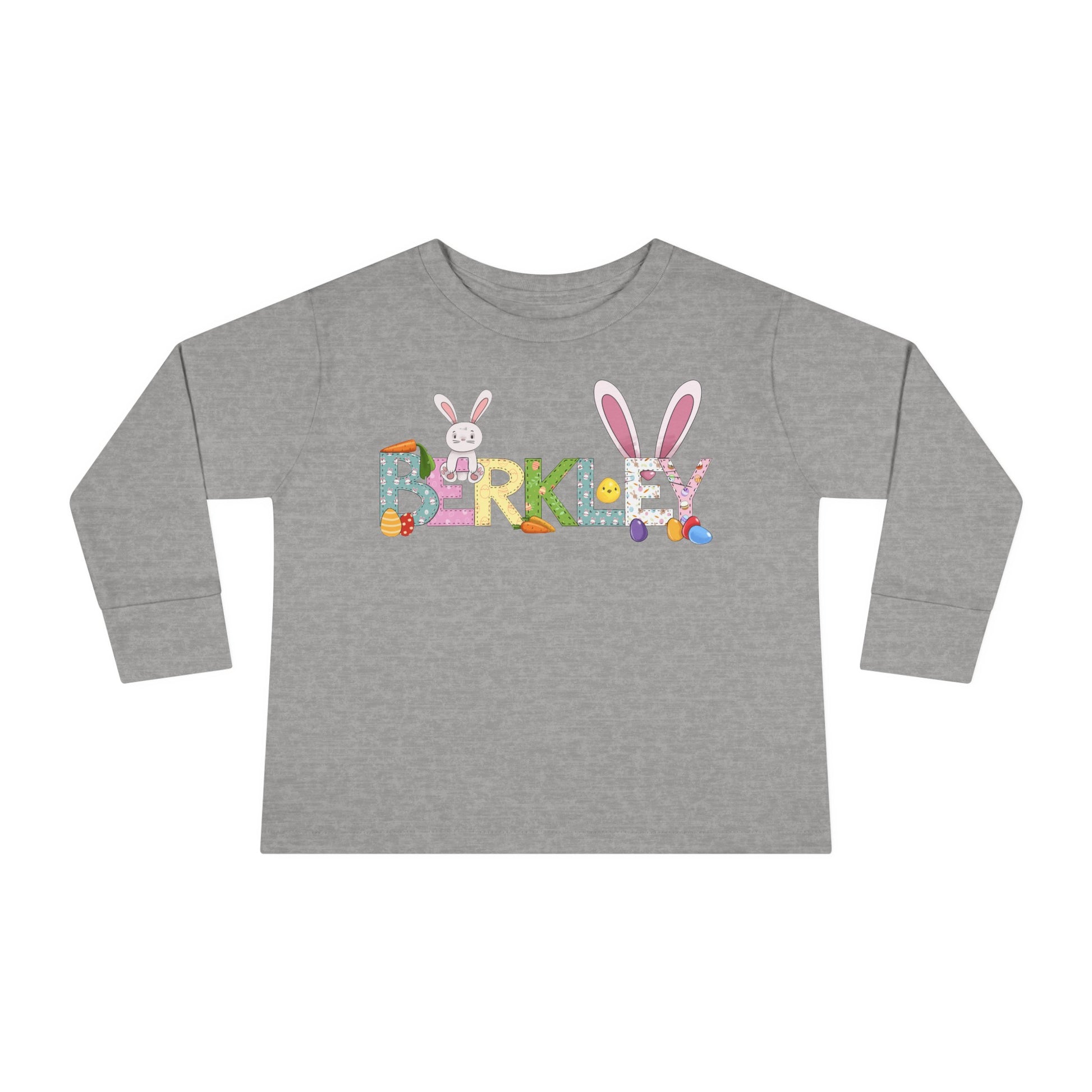 Easter Personalized Toddler Long Sleeve Tee - Amazing Faith Designs