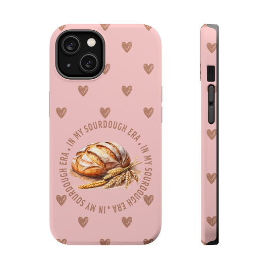 In My Sourdough Era Pink Phone Case | MagSafe iPhone 17 16 15 14 13 - Amazing Faith Designs