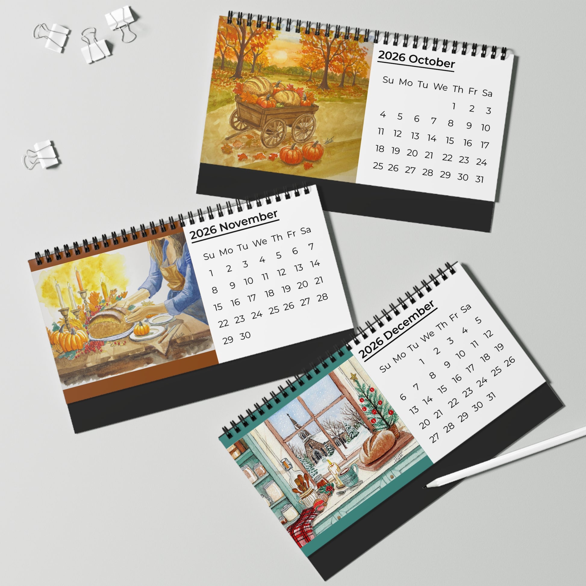 2026 Sourdough Desktop Calendar - Amazing Faith Designs