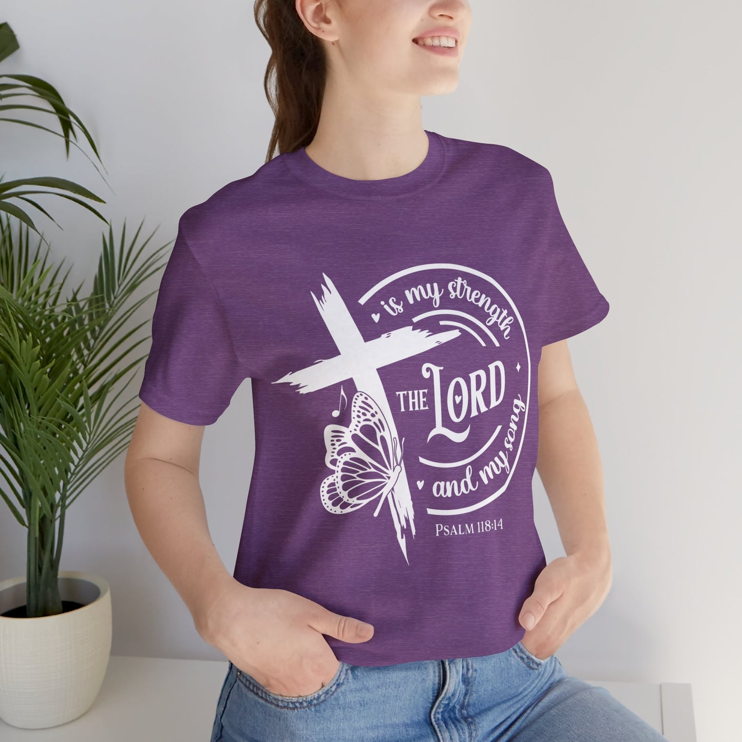 Lord is my Strength and Song Christian Shirt - Amazing Faith Designs