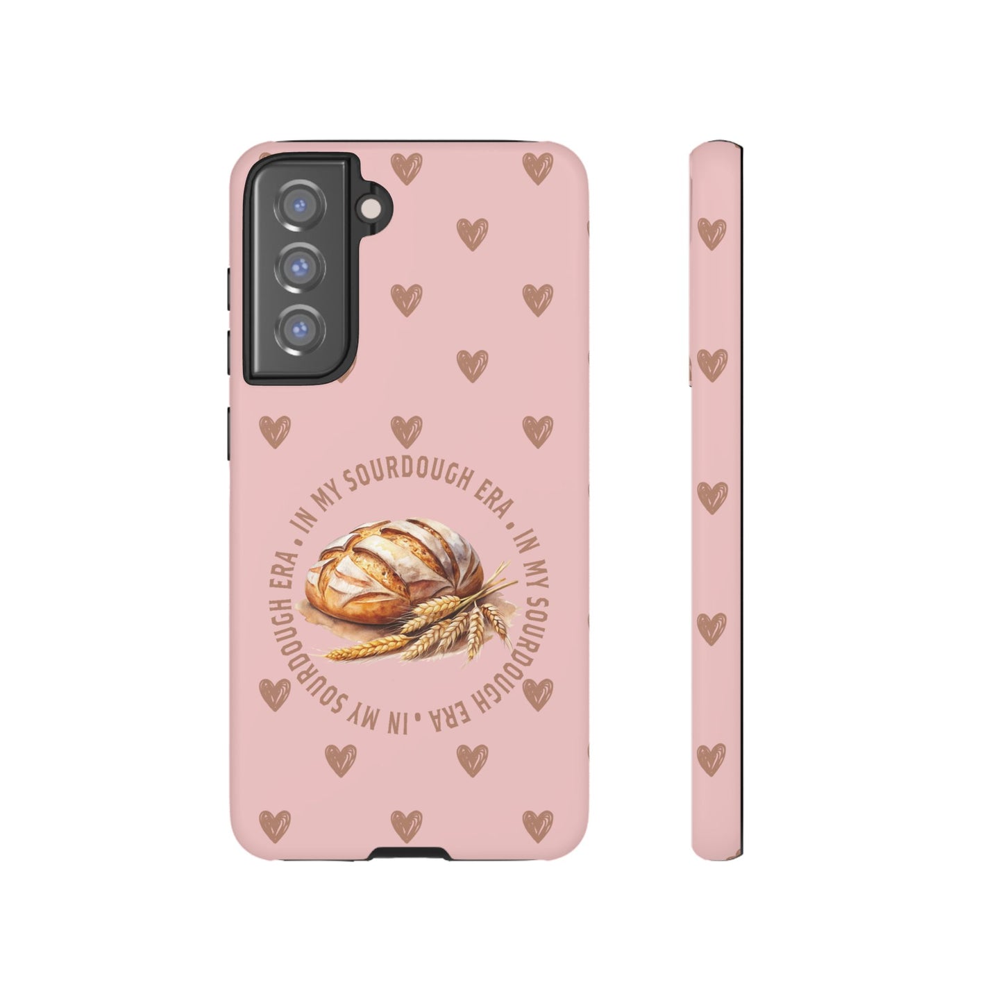 Samsung Galaxy 21 22 23 24 25 - Sourdough Era Hearts Phone Case - Amazing Faith Designs