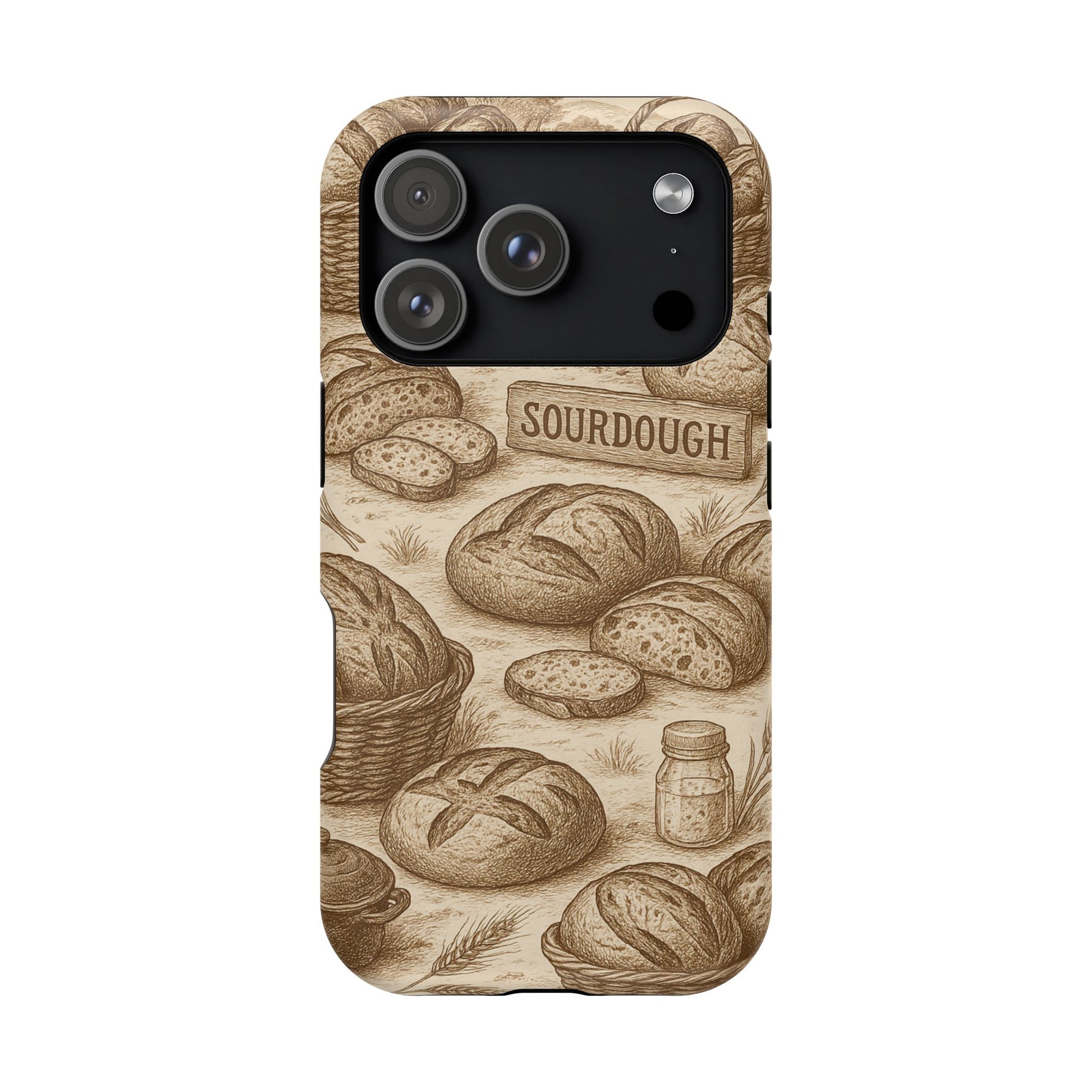 Sourdough Toile MagSafe Tough Phone Case - Amazing Faith Designs