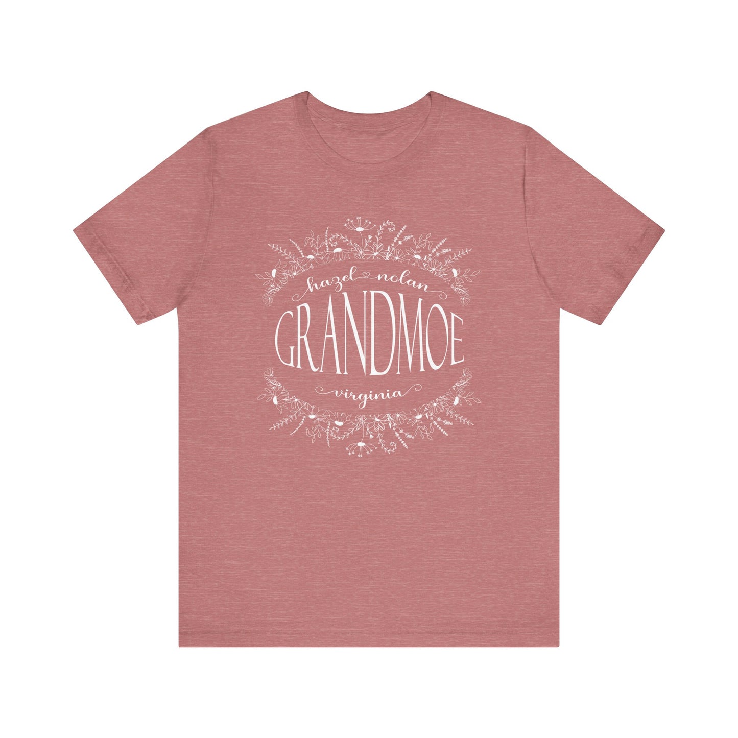 Grandma with Grandkids Personalized T-Shirt Nana Gigi Grammy Mimi - Amazing Faith Designs