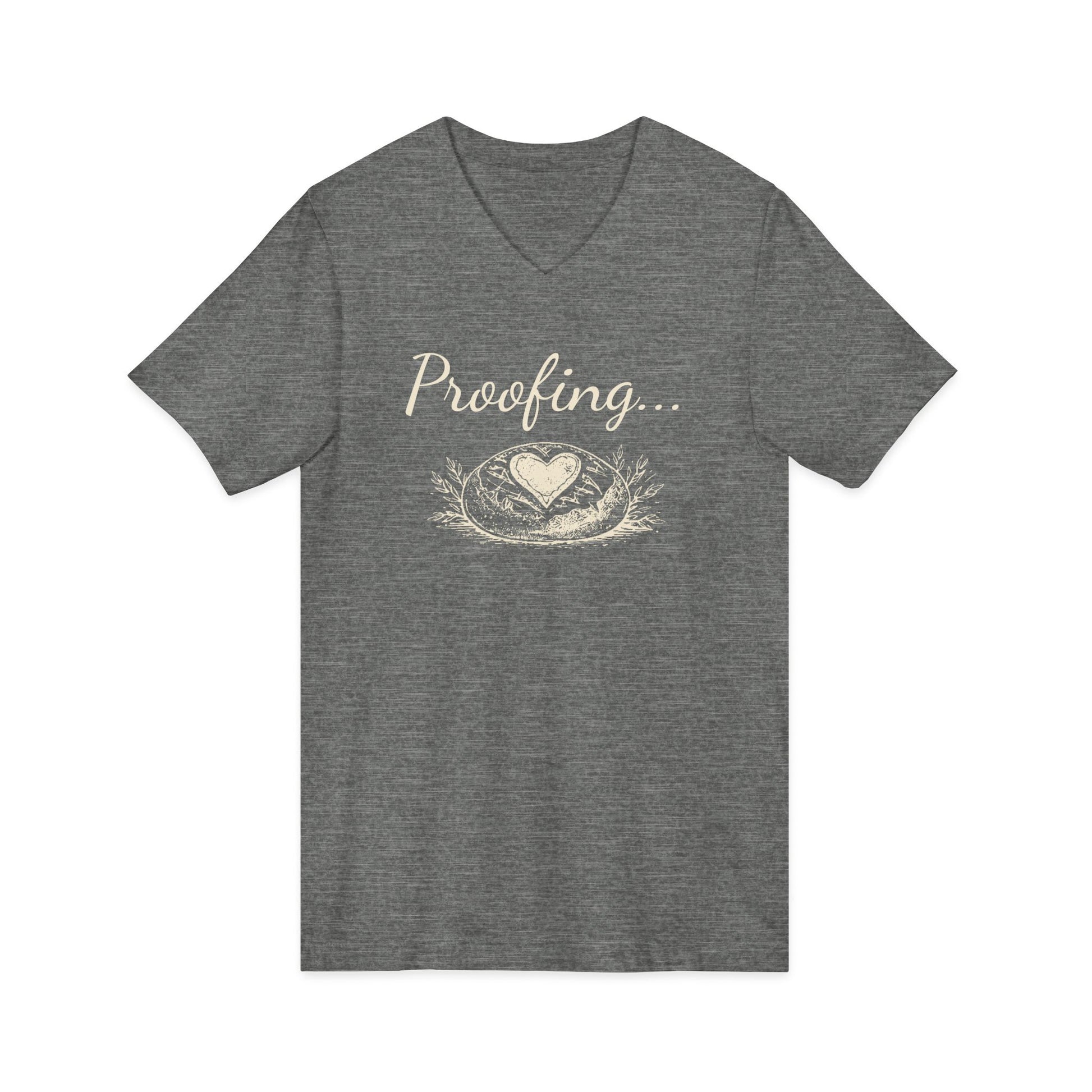 Proofing… Sourdough Pregnancy V-Neck Unisex Tee - Amazing Faith Designs