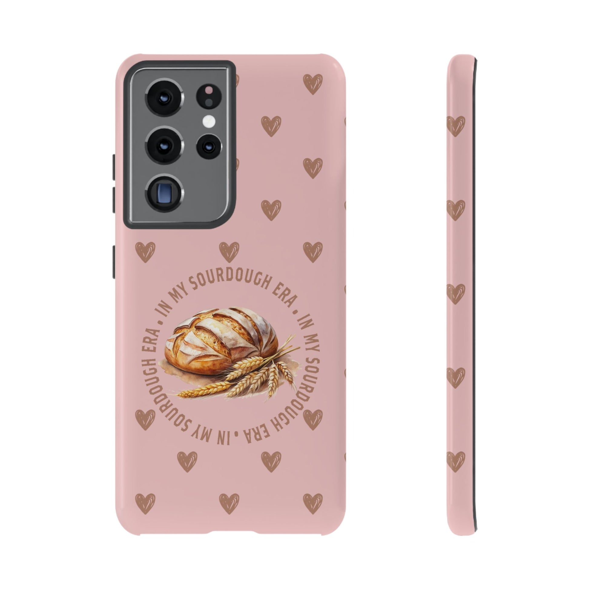 Samsung Galaxy 21 22 23 24 25 - Sourdough Era Hearts Phone Case - Amazing Faith Designs