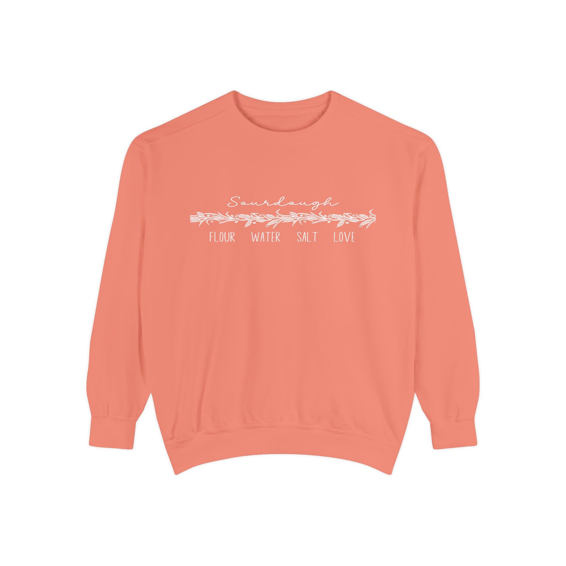 Flour Water Salt Love Heavyweight Comfort Colors Sweatshirt - Amazing Faith Designs