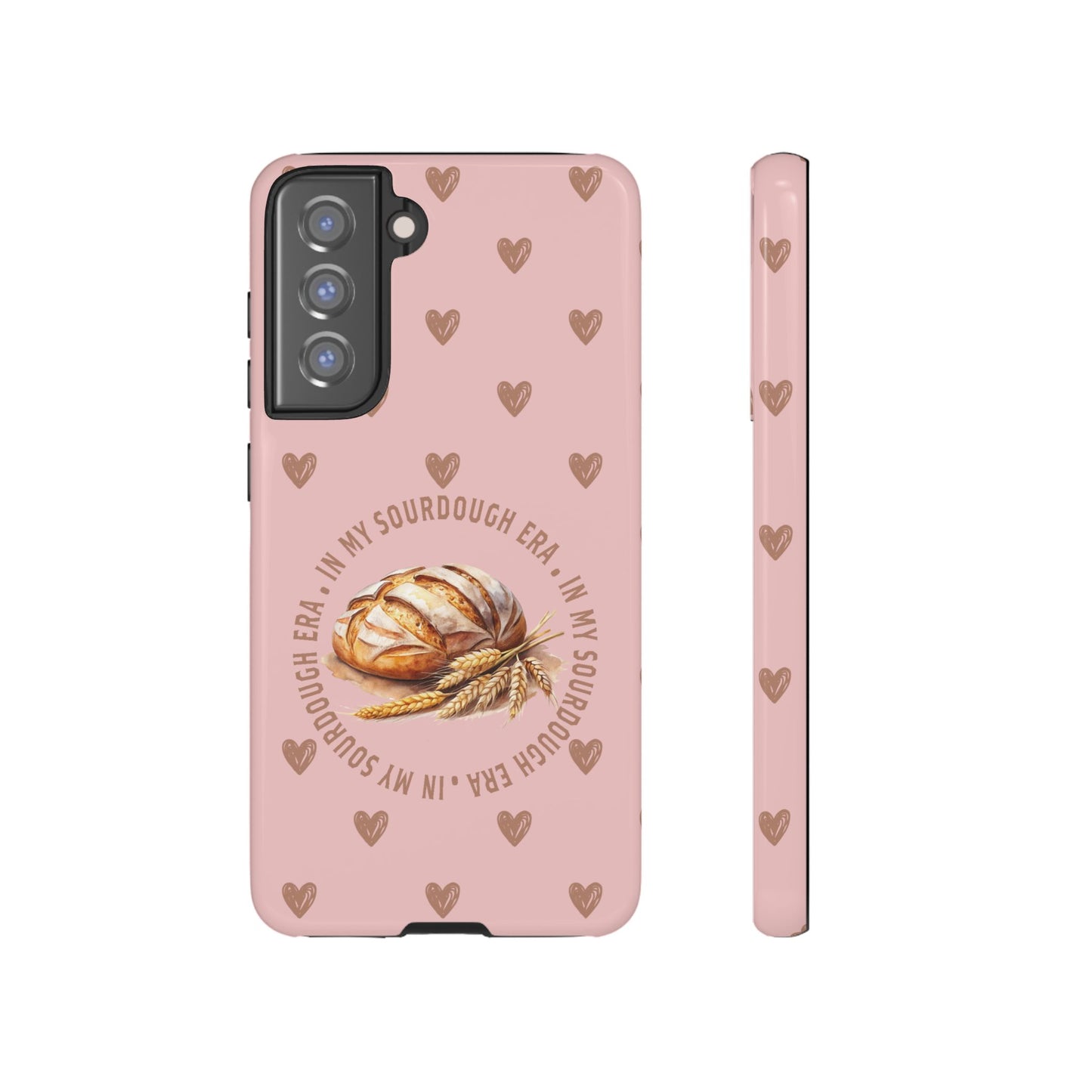 Samsung Galaxy 21 22 23 24 25 - Sourdough Era Hearts Phone Case - Amazing Faith Designs