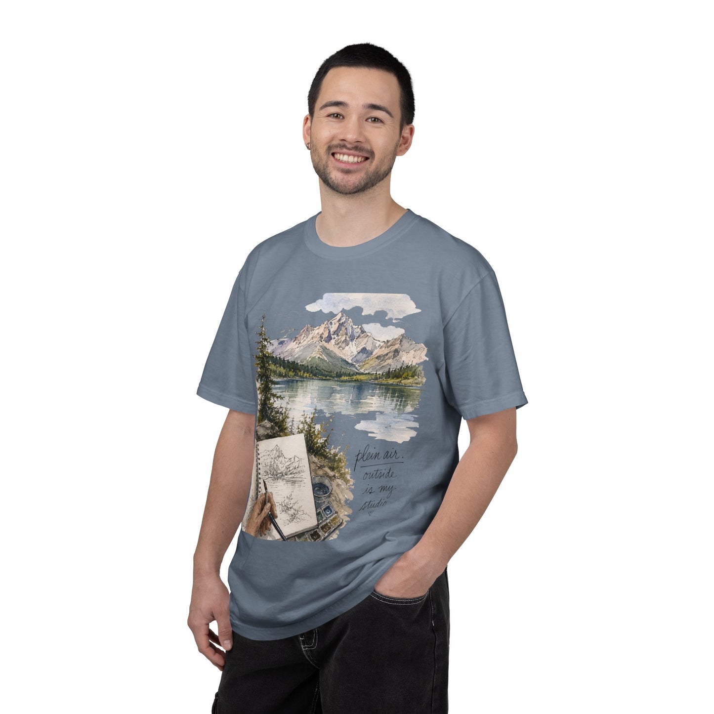 Plein Air Watercolor Artist T-Shirt