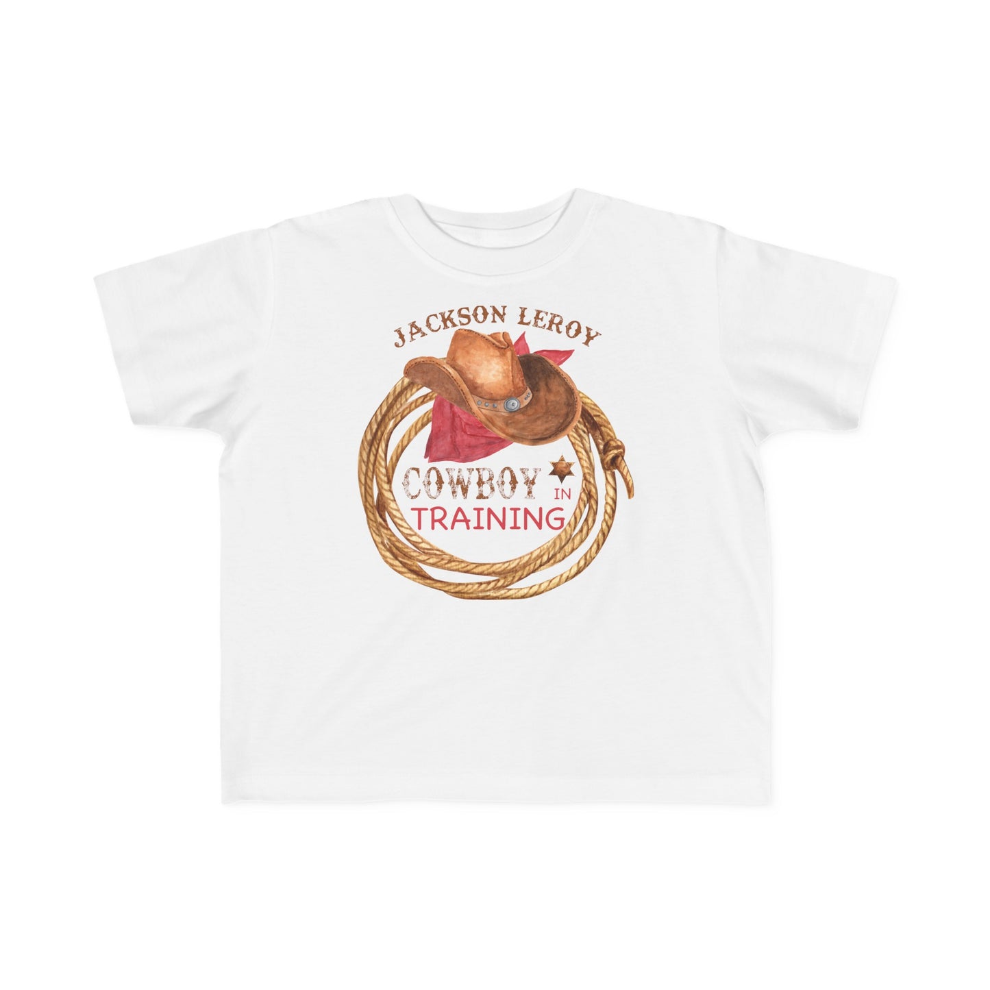 Personalized Cowboy Toddler Shirt - Amazing Faith Designs