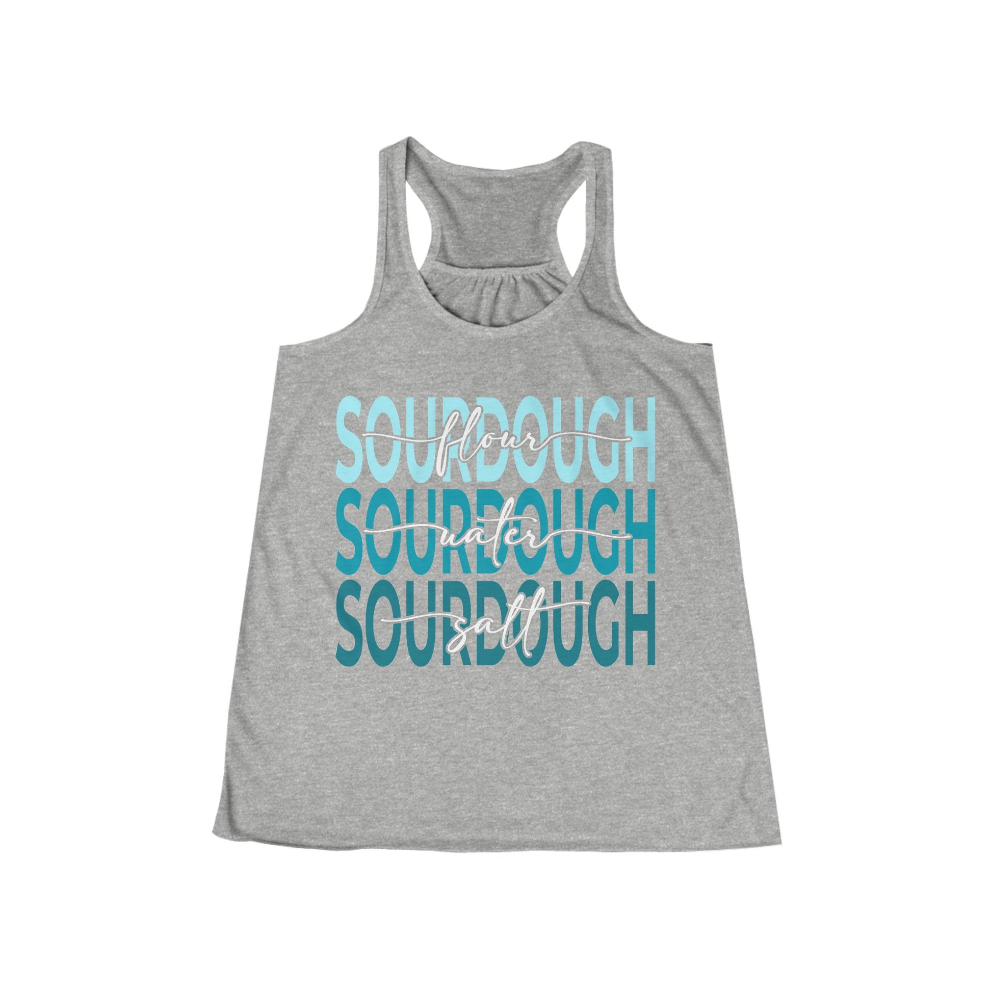 Flour Water Salt Sourdough Tank — Women's Racerback Flowy Tank - Amazing Faith Designs