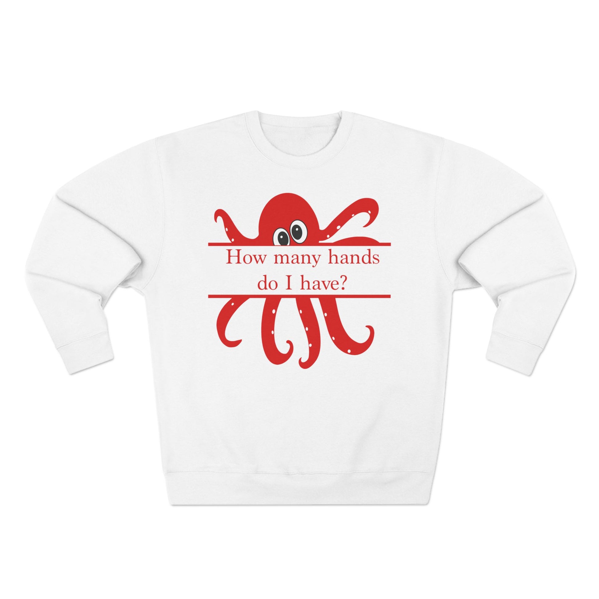 "I'm Not an Octopus!" Red Octopus Unisex Sweatshirt - Amazing Faith Designs
