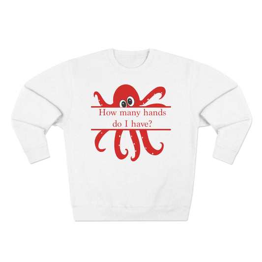"I'm Not an Octopus!" Red Octopus Unisex Sweatshirt - Amazing Faith Designs