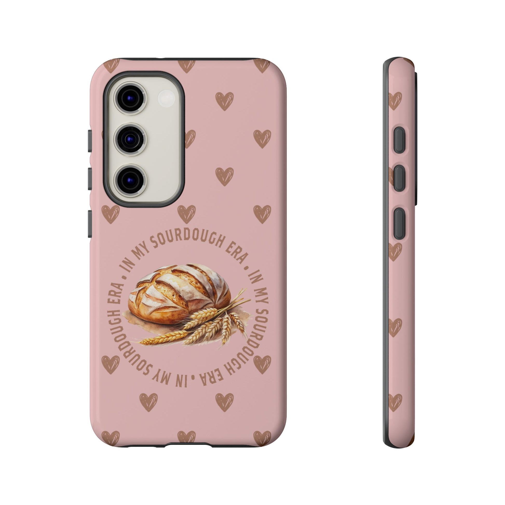 Samsung Galaxy 21 22 23 24 25 - Sourdough Era Hearts Phone Case - Amazing Faith Designs