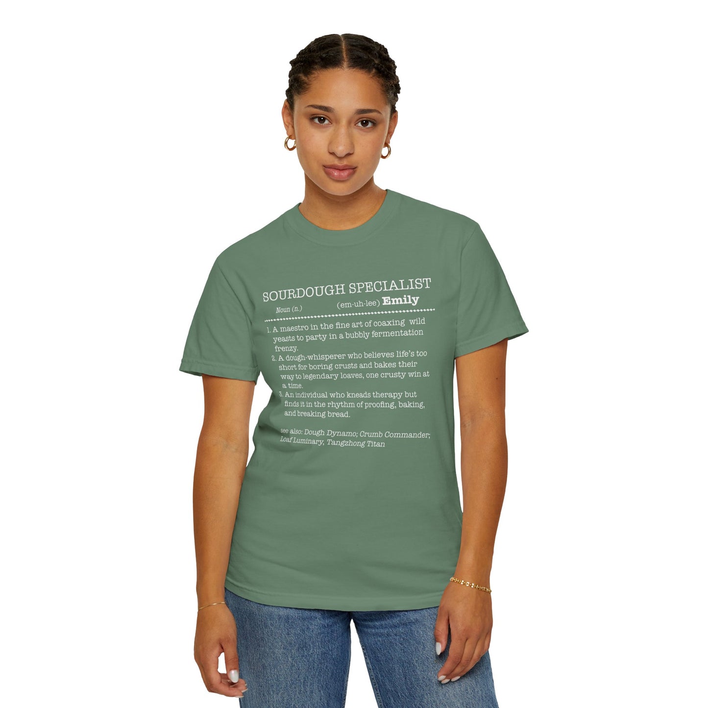 Sourdough Specialist T-Shirt for Baking Lovers, Unisex Garment-Dyed Tee - Amazing Faith Designs
