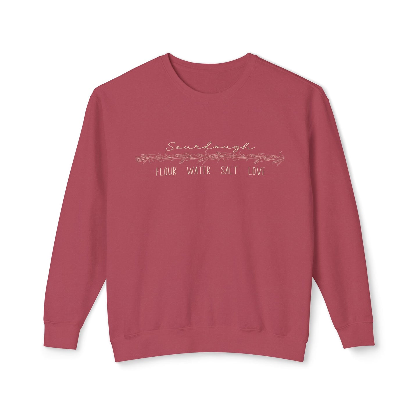 Flour Water Salt Love Lightweight Sweatshirt - Amazing Faith Designs