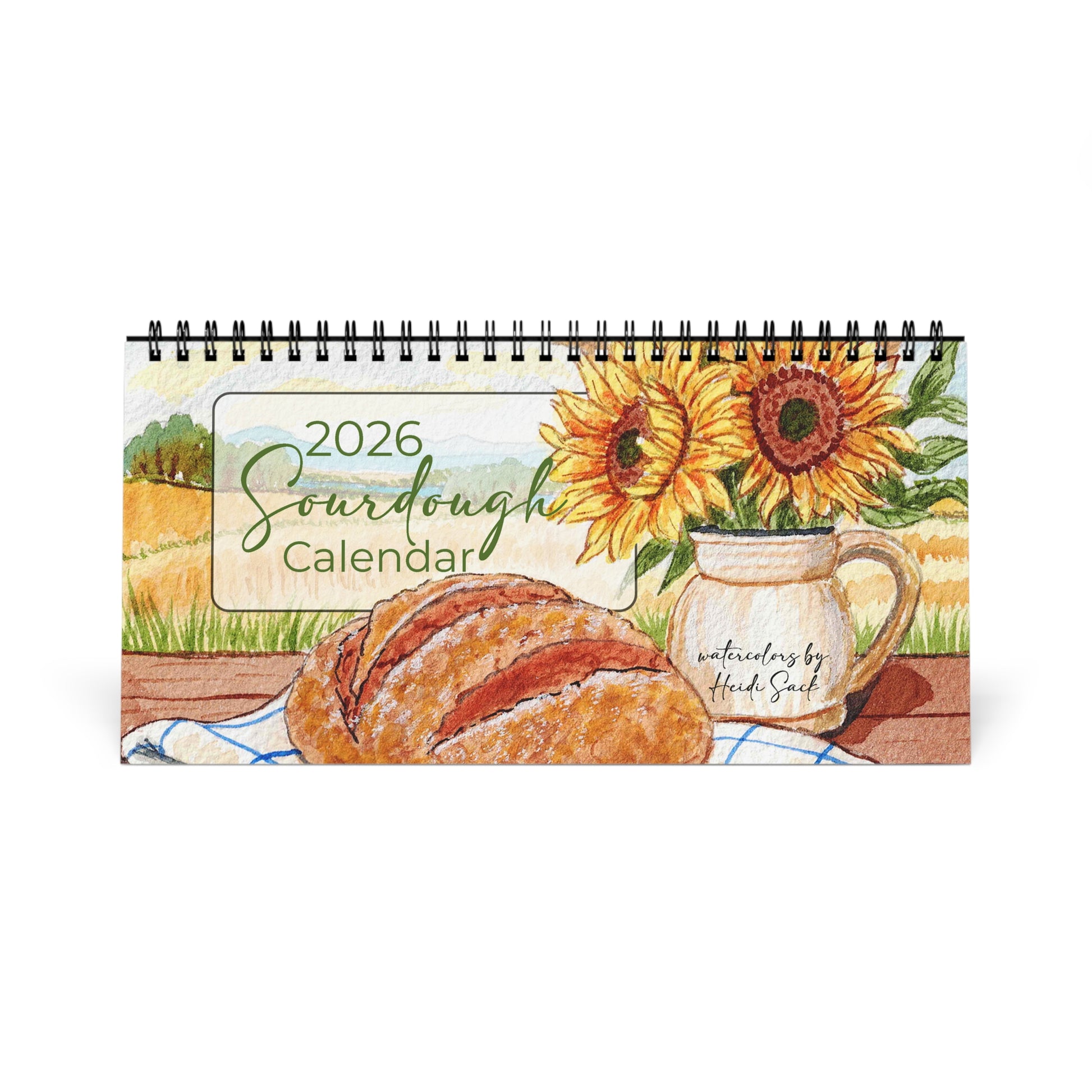 2026 Sourdough Desktop Calendar - Amazing Faith Designs