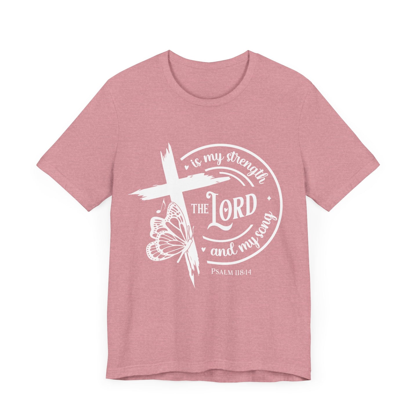 Lord is my Strength and Song Christian Shirt - Amazing Faith Designs