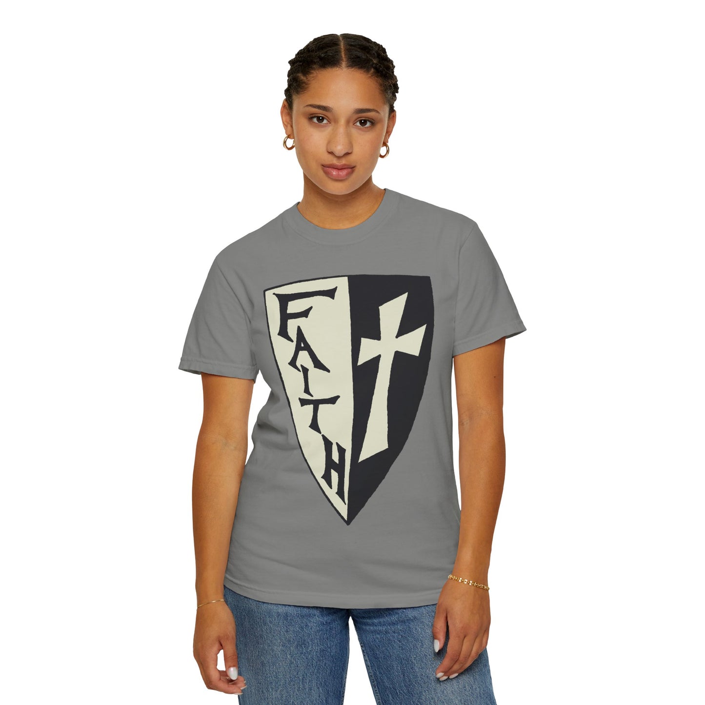 Faith Shield Christian Shirt - Amazing Faith Designs