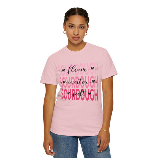 Pink Hearts Sourdough Shirt - Amazing Faith Designs