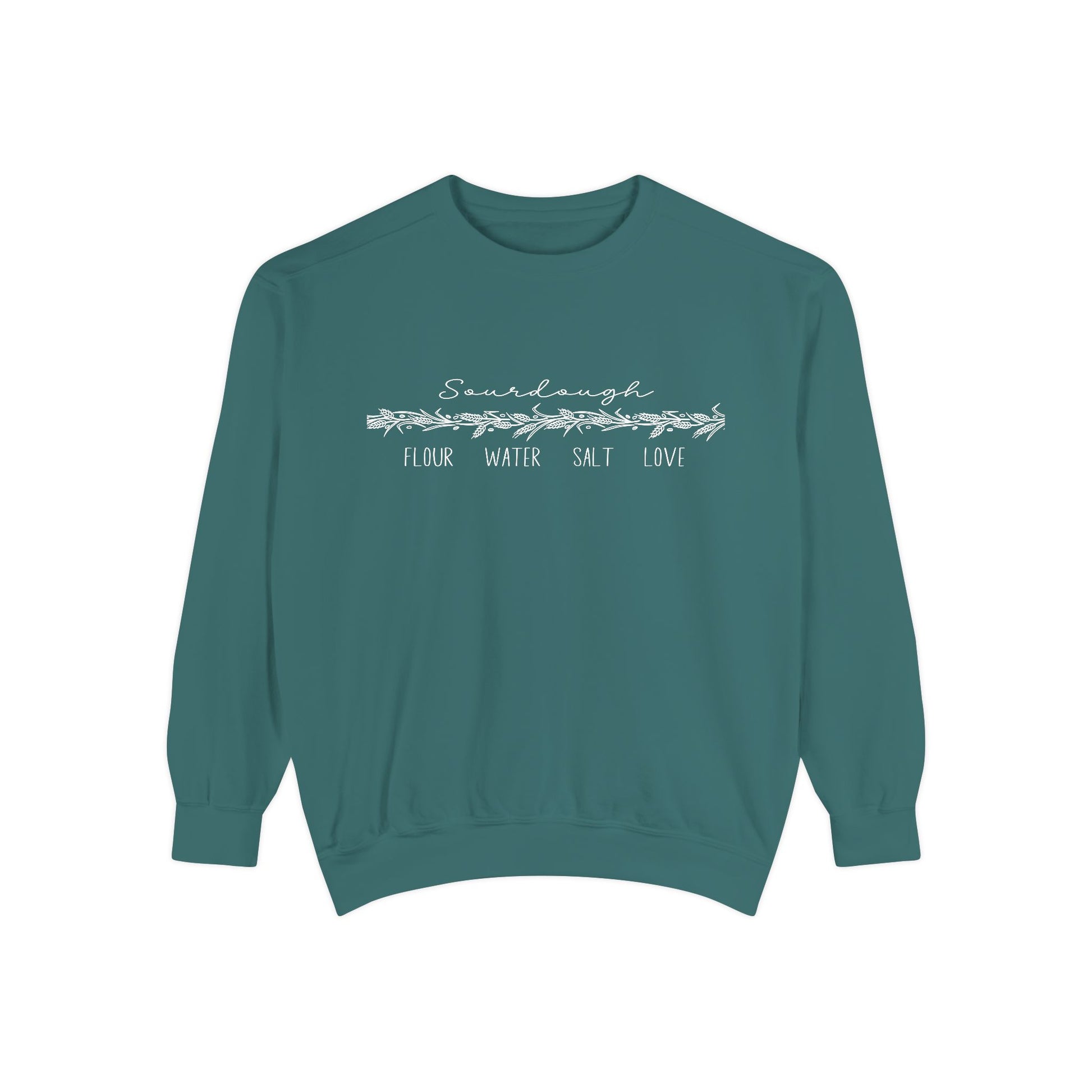 Flour Water Salt Love Heavyweight Comfort Colors Sweatshirt - Amazing Faith Designs