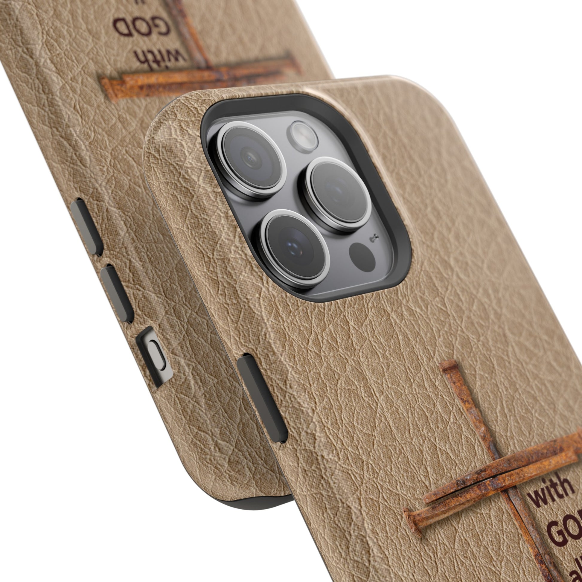 Cross of Nails Christian MAGSAFE Phone Case - Amazing Faith Designs