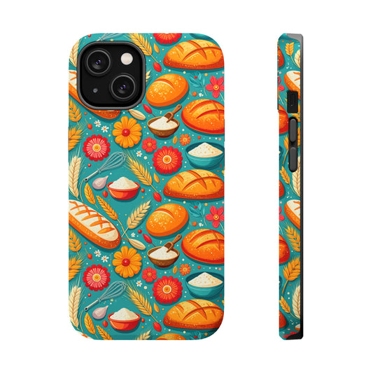Sourdough Floral Phone Case | MagSafe iPhone 17 16 15 14 13 - Amazing Faith Designs