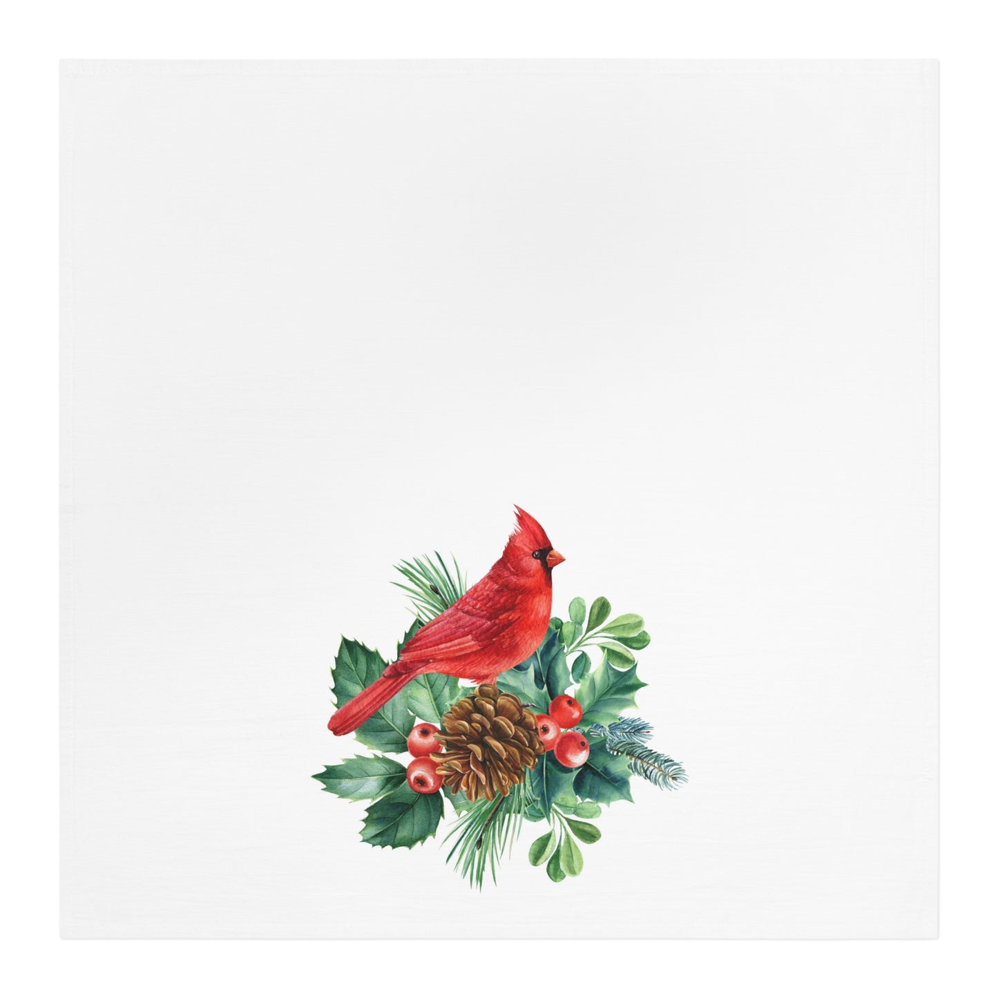 Cardinal Christmas Tea Towel - Amazing Faith Designs