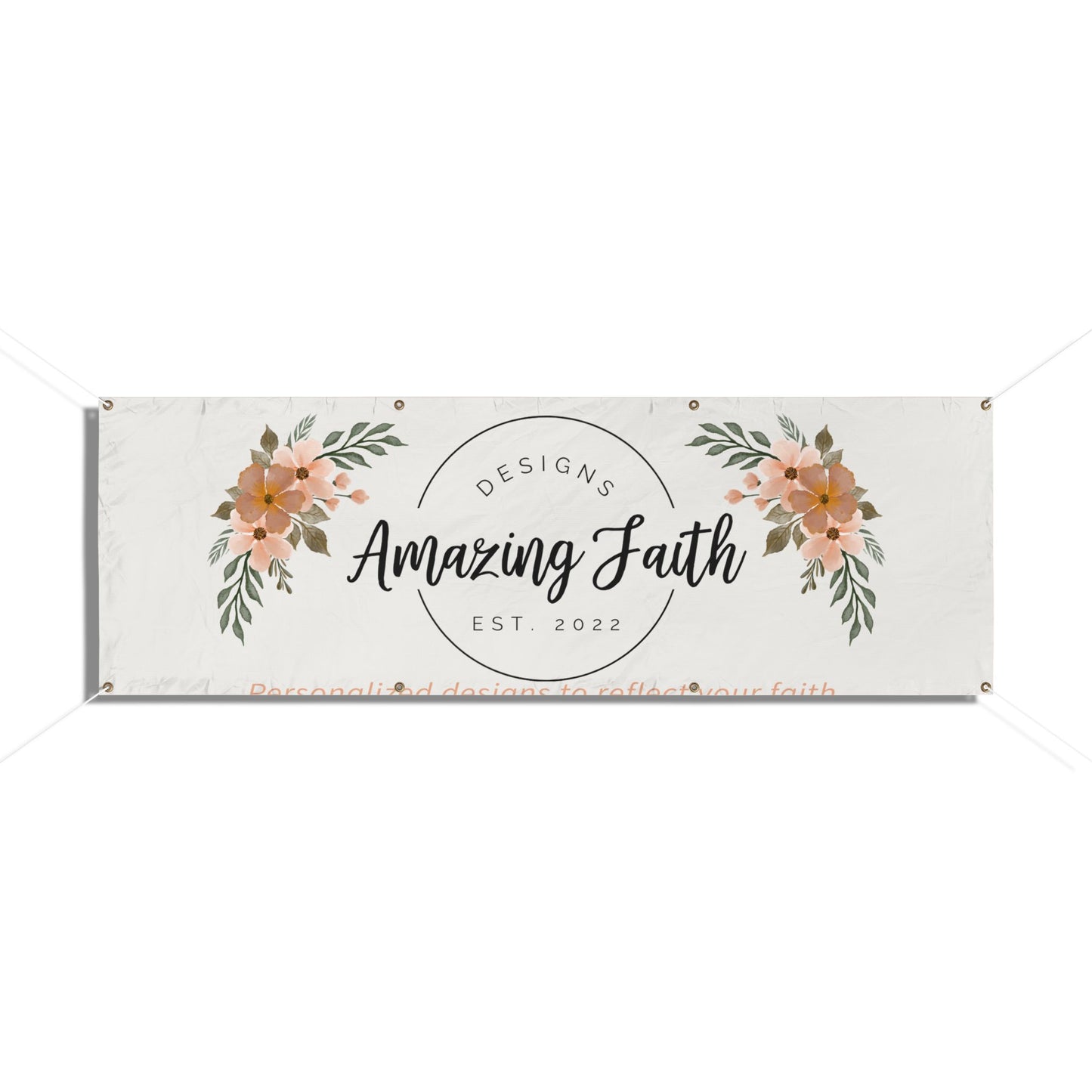Business Logo Vinyl Banners - Amazing Faith Designs