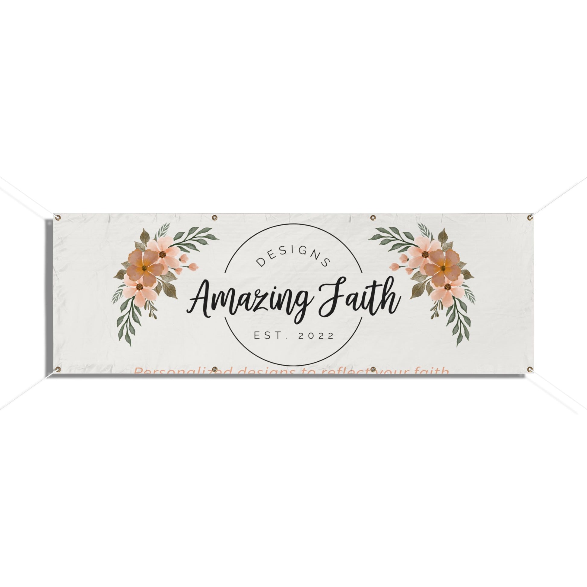 Business Logo Vinyl Banners - Amazing Faith Designs