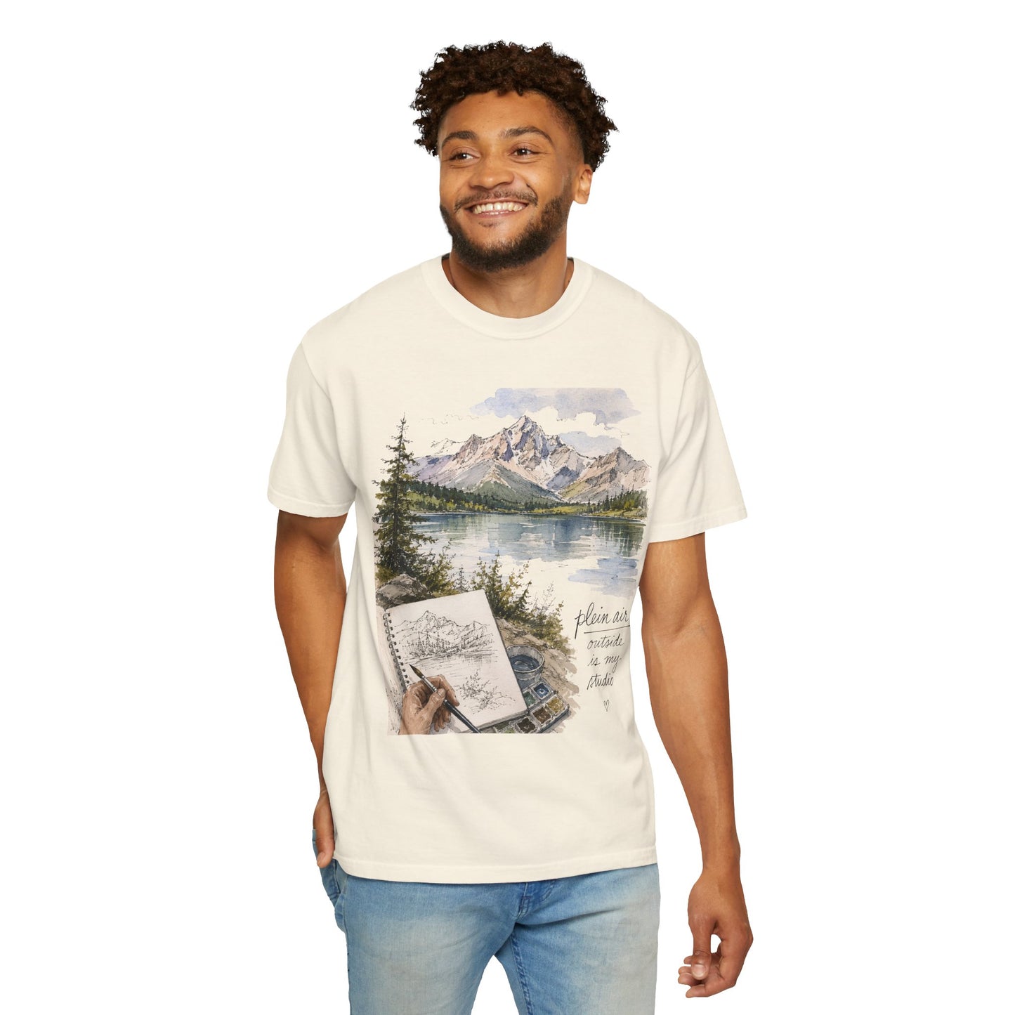 Plein Air Watercolor Artist T-Shirt