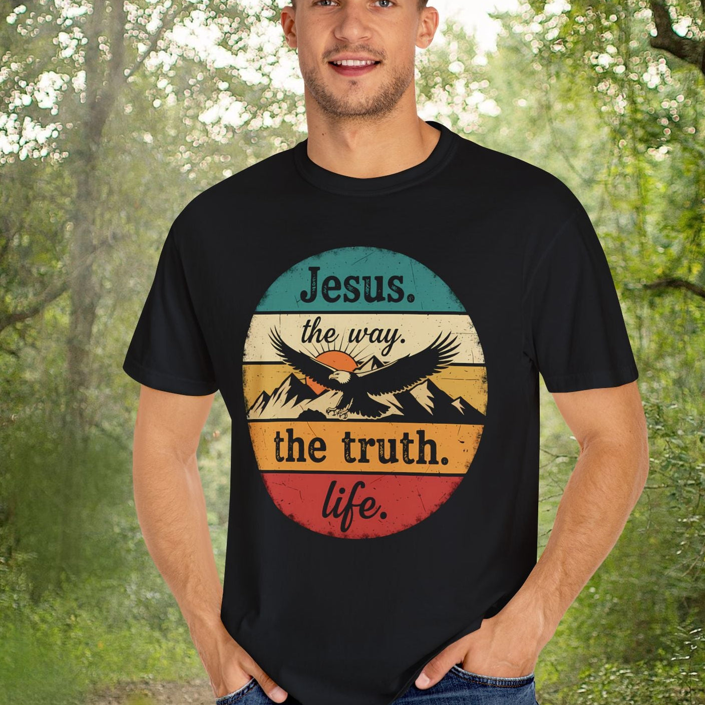 Jesus Way Truth Life Christian Shirt - Amazing Faith Designs