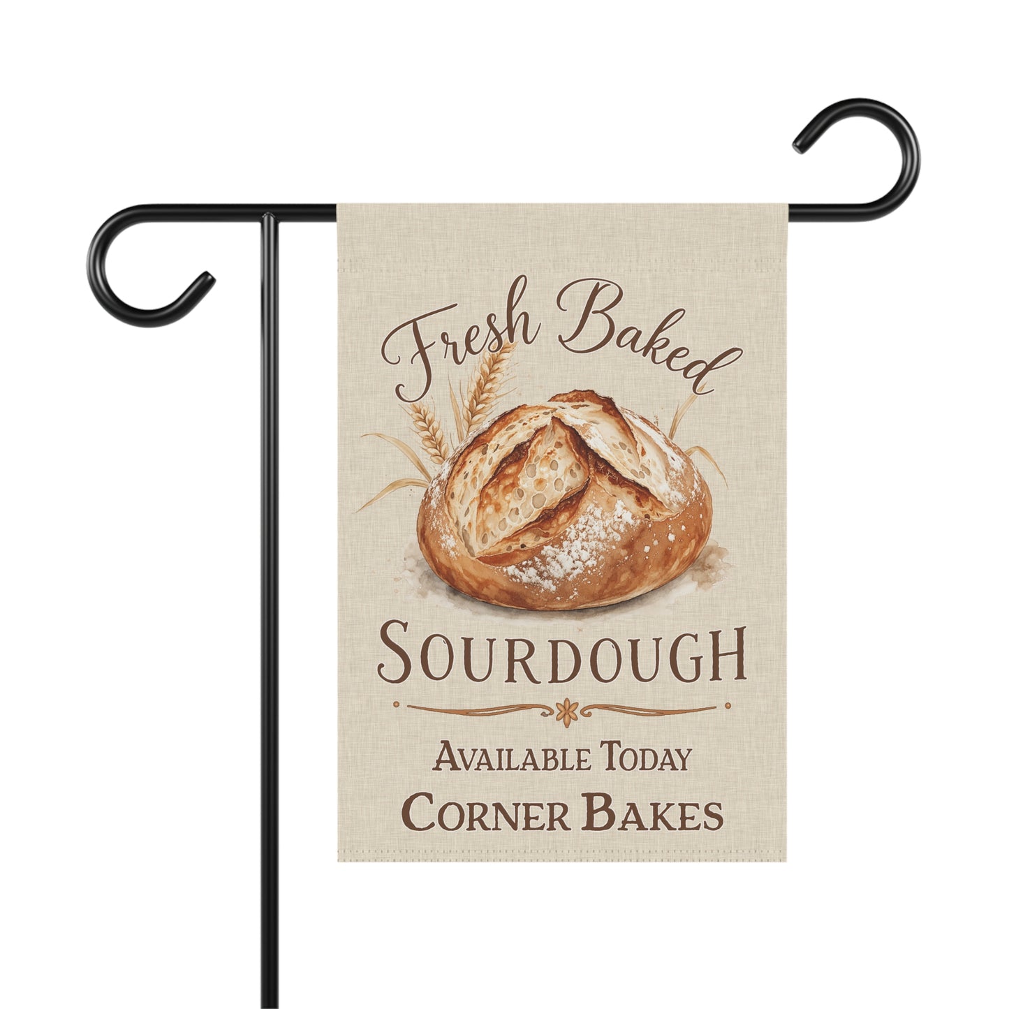 Sourdough Garden Flag - "Fresh Baked Sourdough Available Today"