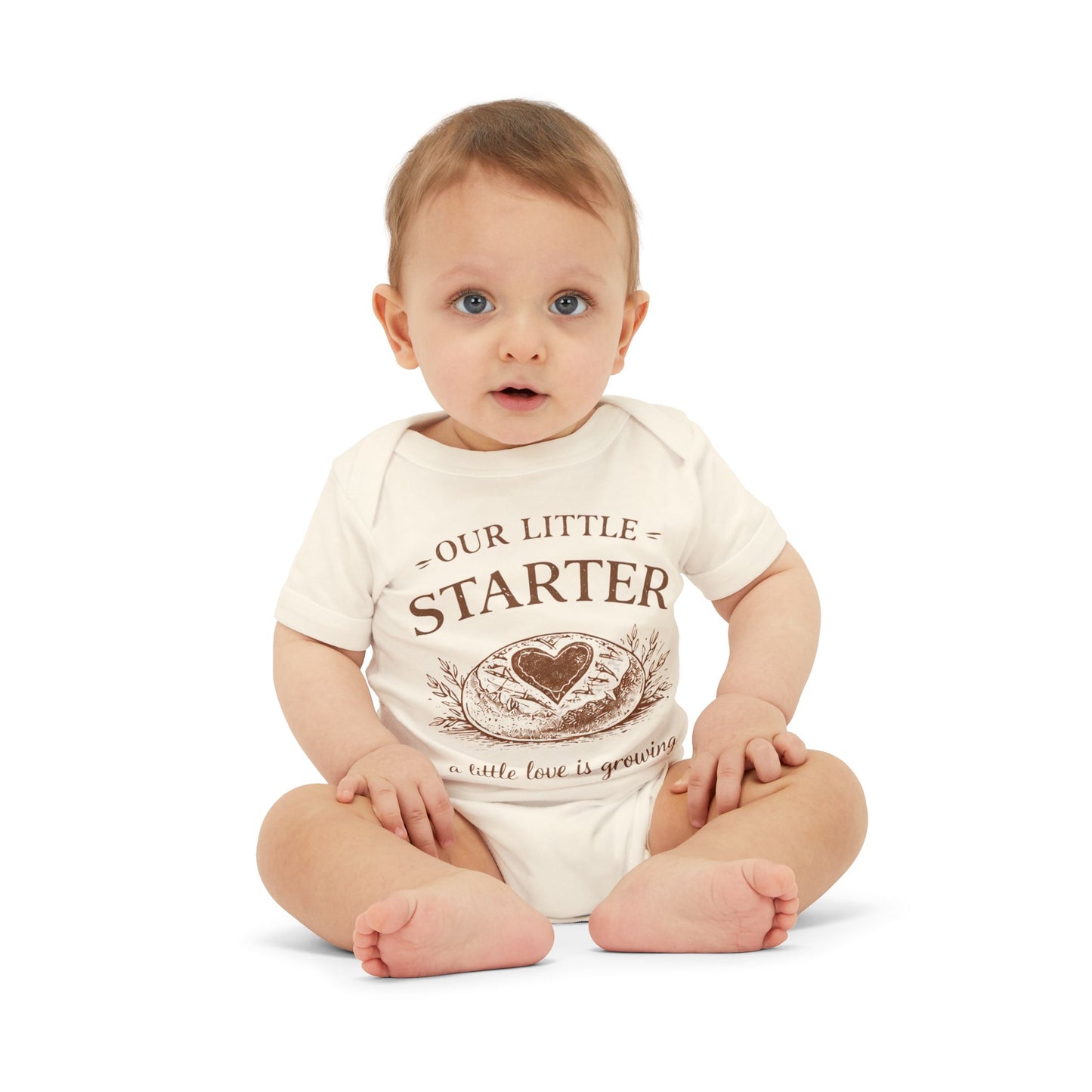 Our Little Starter Sourdough Baby Onesie - Amazing Faith Designs