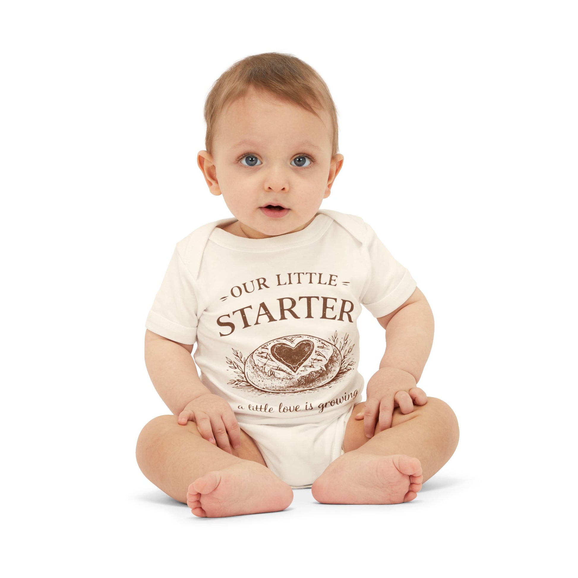 Our Little Starter Sourdough Baby Onesie - Amazing Faith Designs