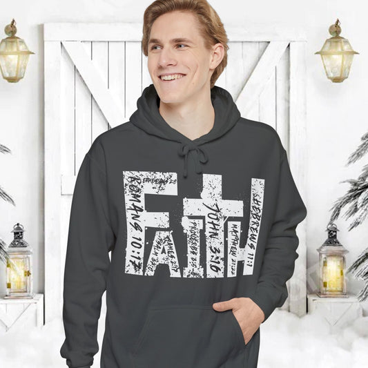 Faith Scripture Christian Hoodie - Amazing Faith Designs