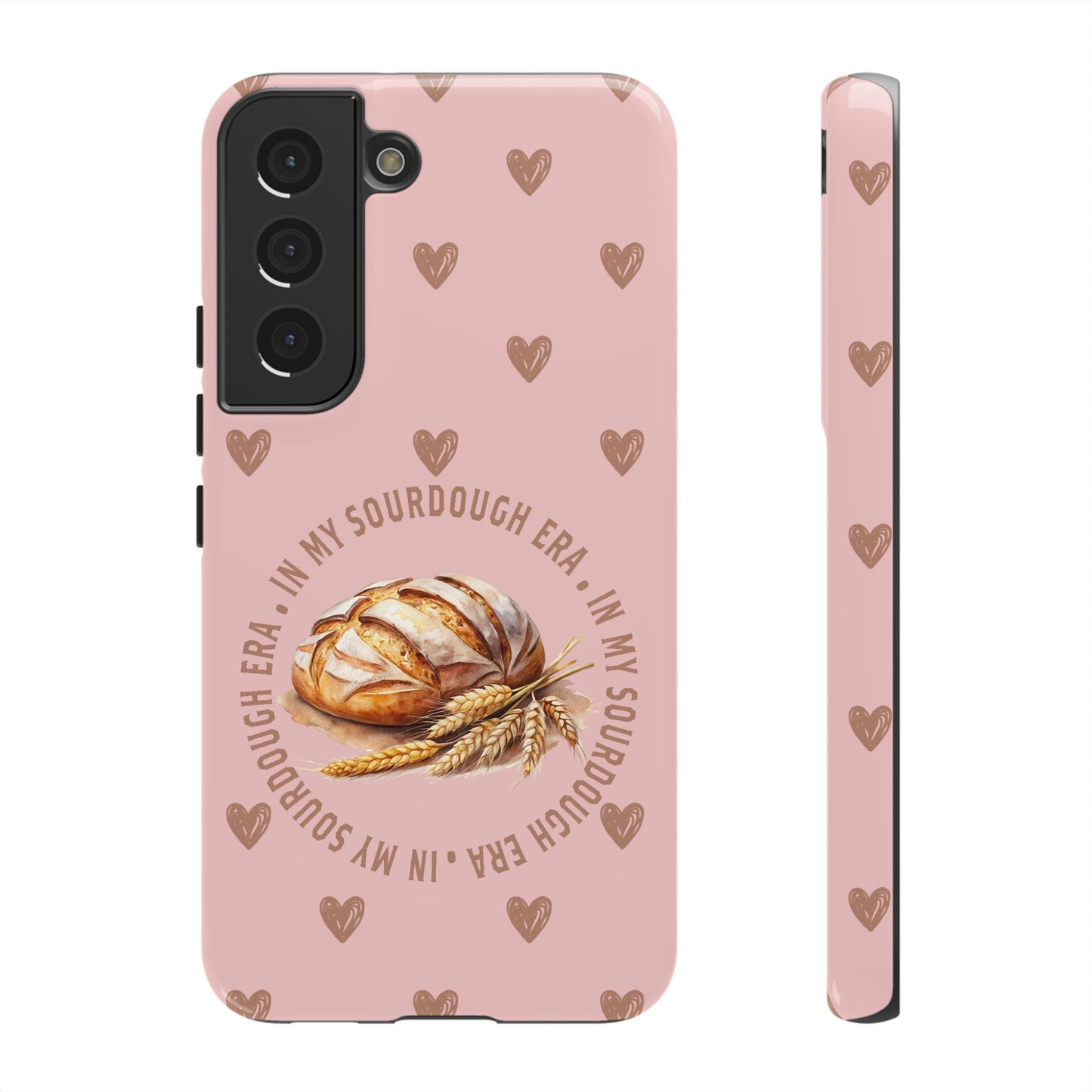 Samsung Galaxy 21 22 23 24 25 - Sourdough Era Hearts Phone Case - Amazing Faith Designs