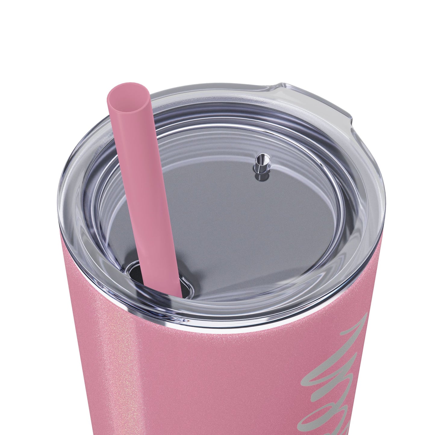 Bridesmaid Personalized Skinny Tumbler with Straw, 20oz - Amazing Faith Designs