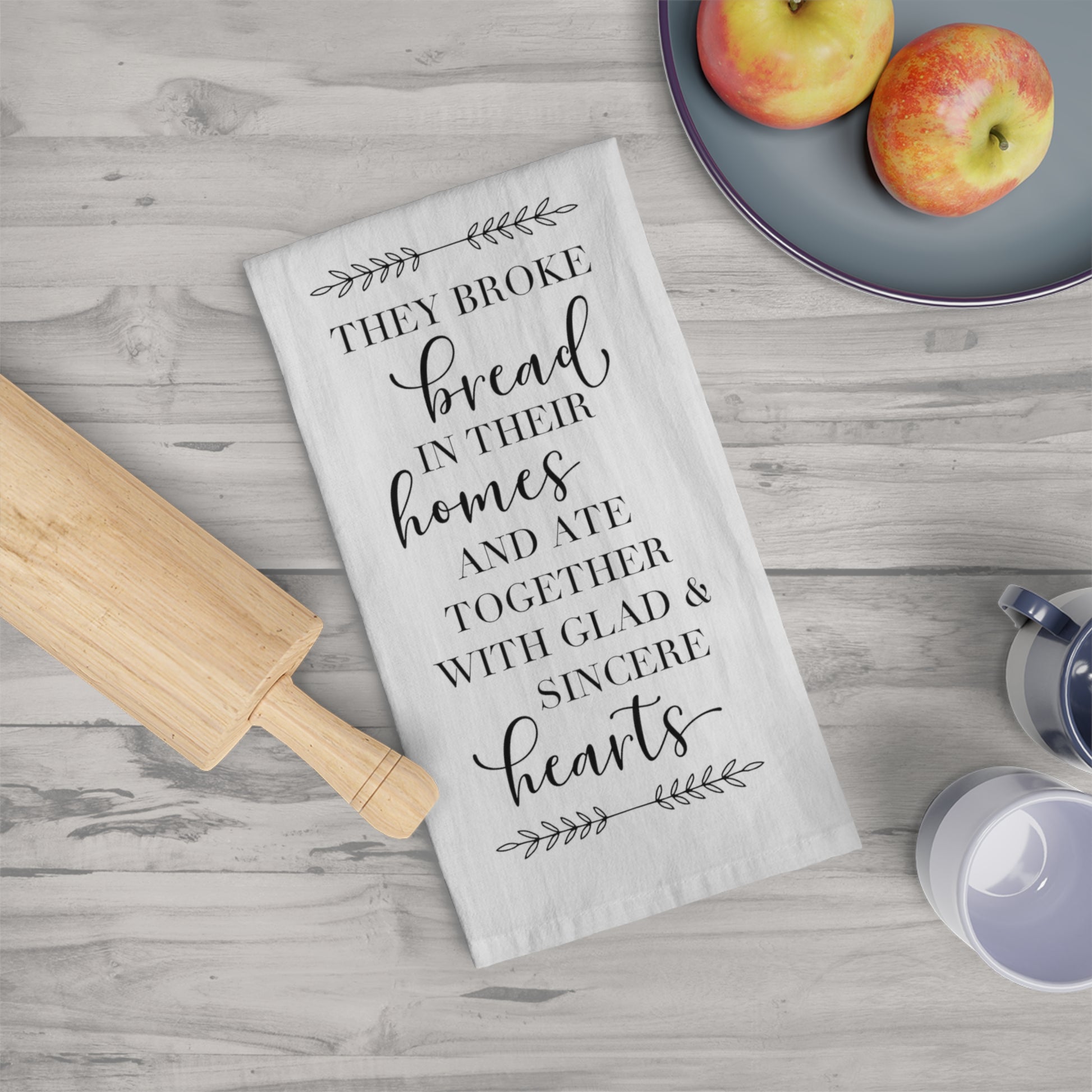 Break bread Scripture Tea Towel - Amazing Faith Designs