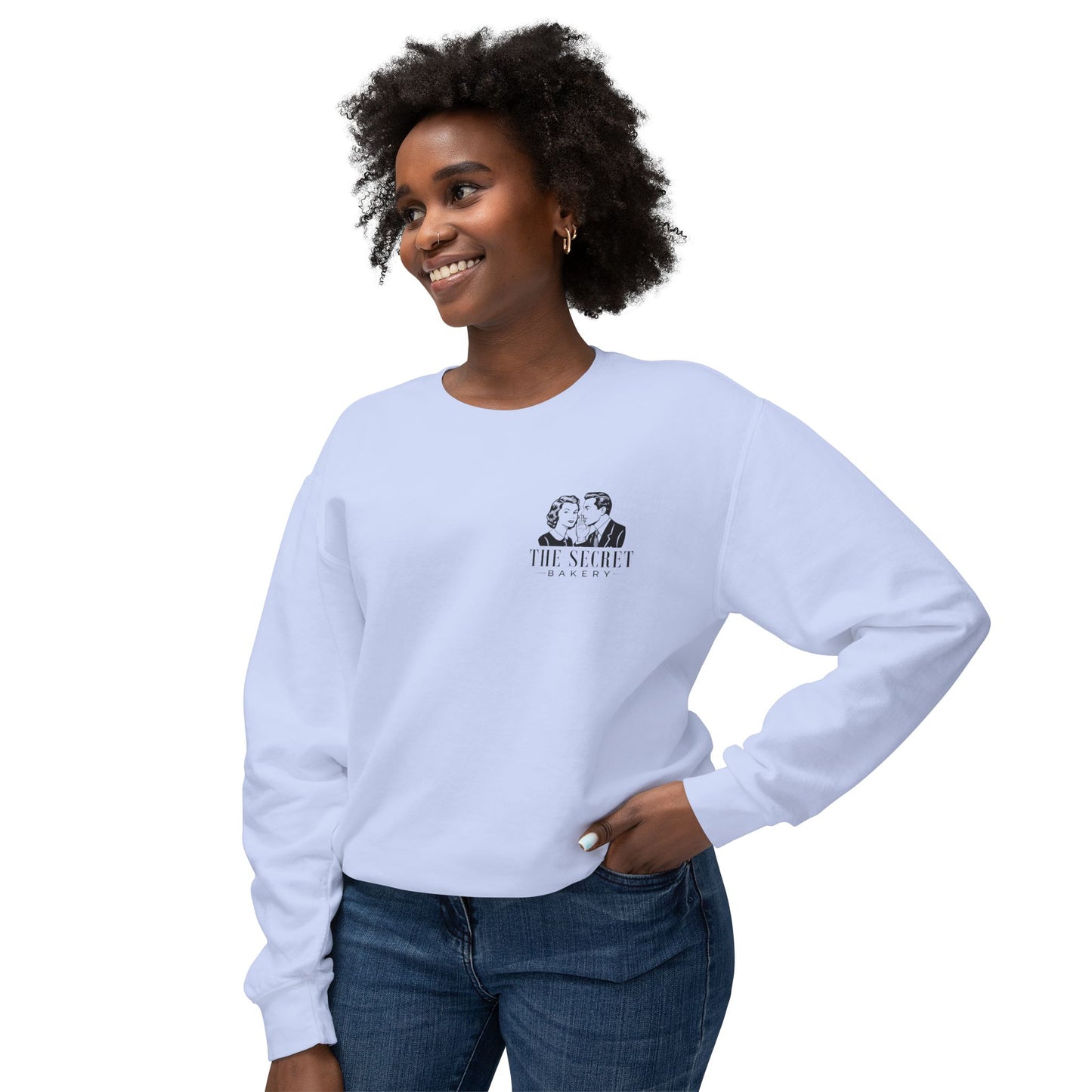 The Secret Bakery Crewneck Lightweight Sweatshirt - Comfort Colors - Amazing Faith Designs