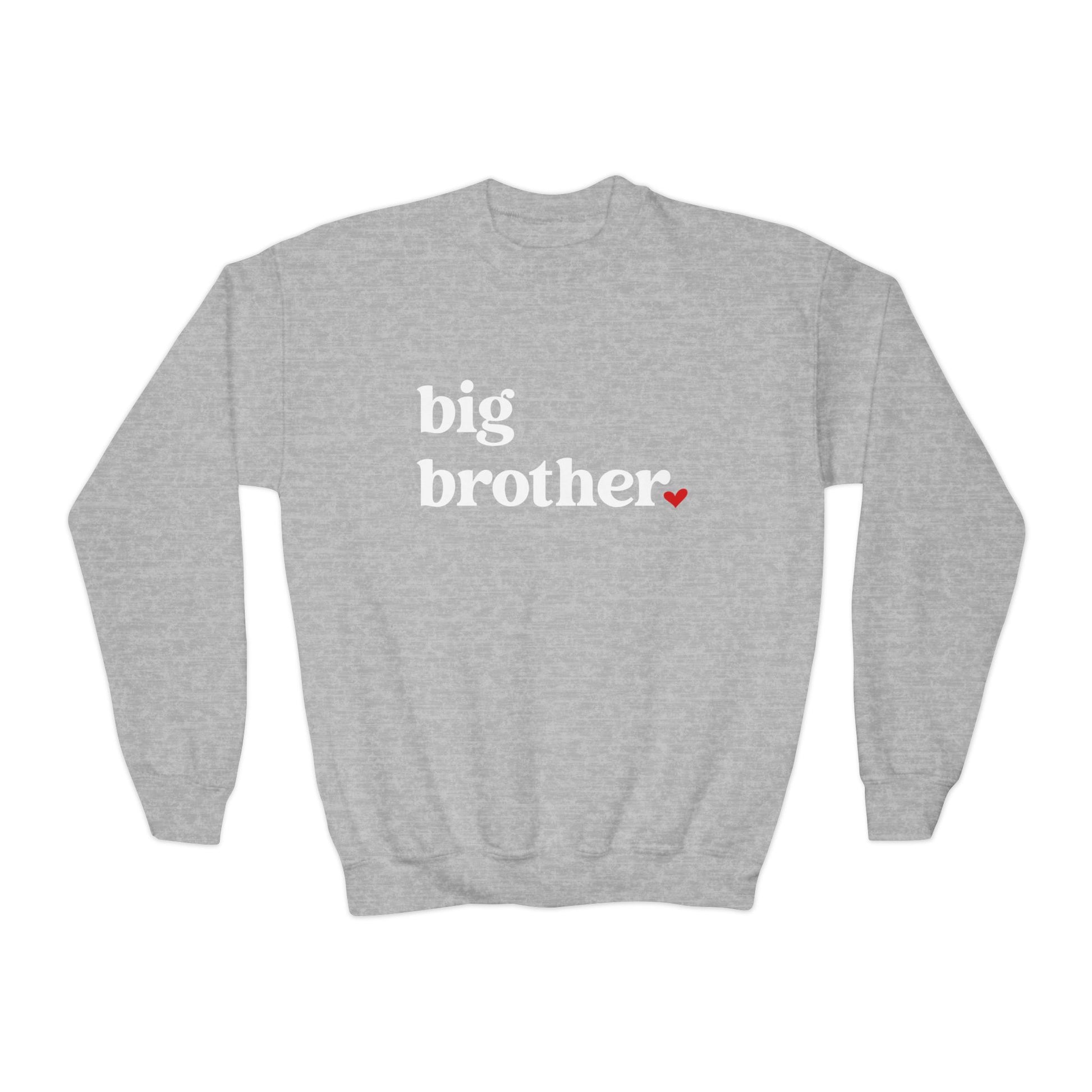 Big Brother Youth Crewneck Sweatshirt - Amazing Faith Designs