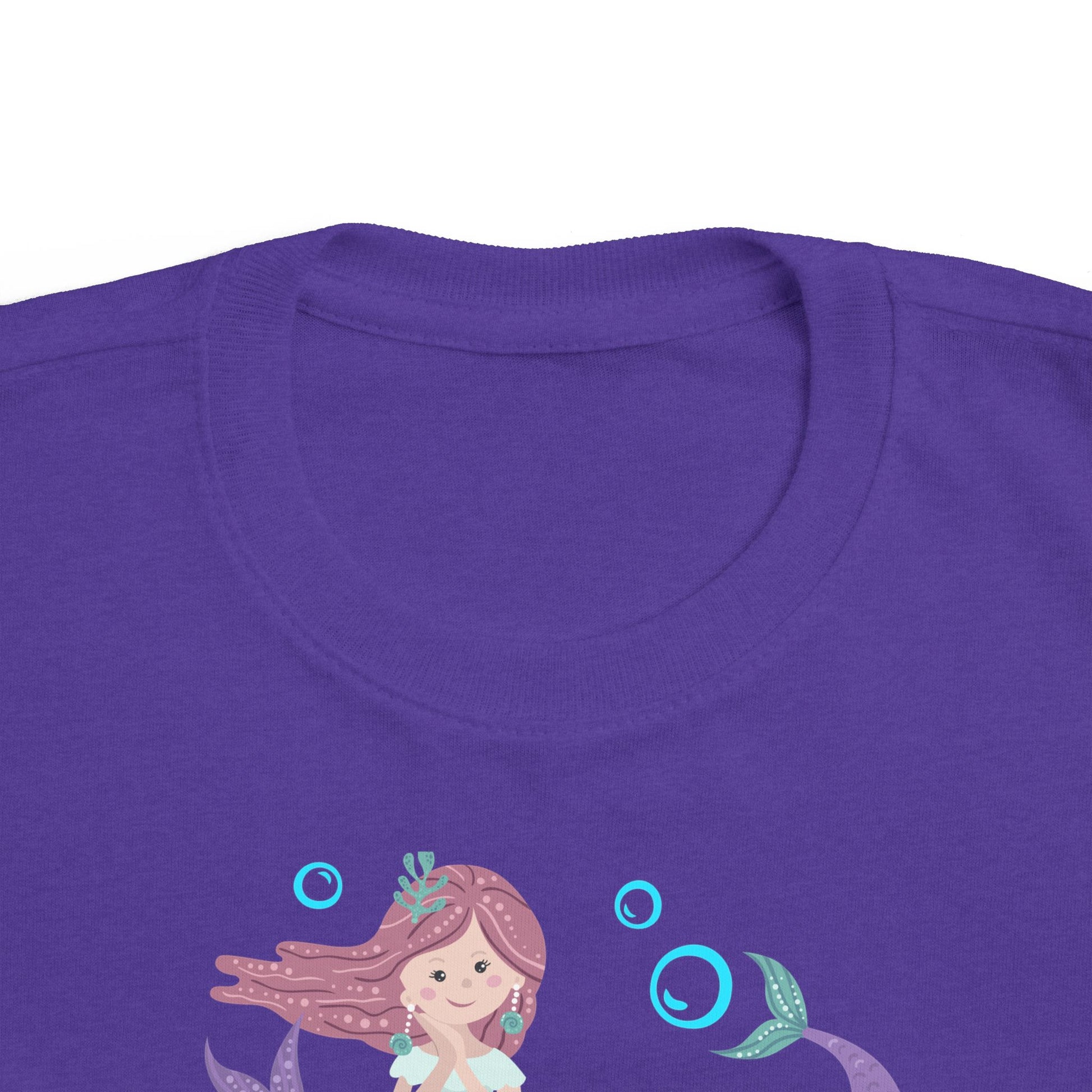 Mermaid Birthday Toddler Shirt - Amazing Faith Designs