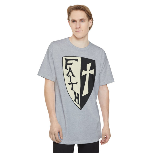 Faith Shield Big and Tall T-Shirt - Amazing Faith Designs