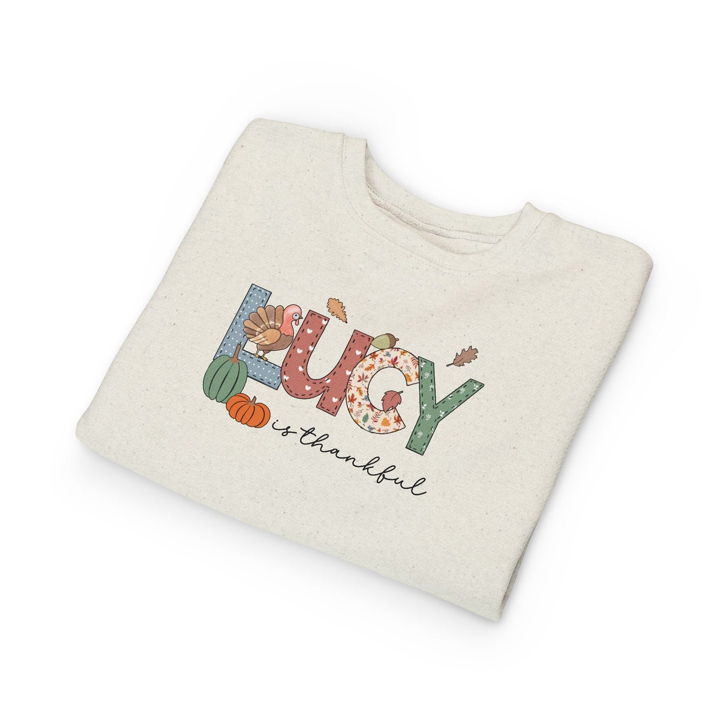Personalized Toddler Thanksgiving Sweatshirt - Amazing Faith Designs