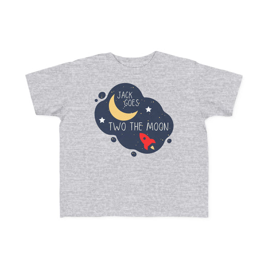 Personalized Space Second Birthday Toddler Shirt - Amazing Faith Designs