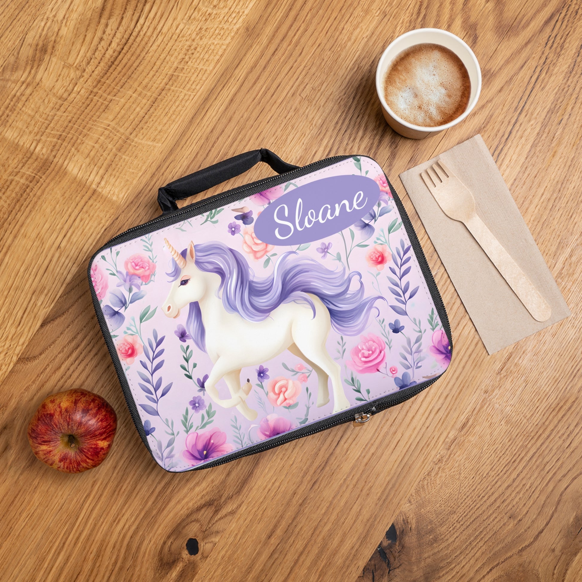 Unicorn Personalized Lunch Box - Amazing Faith Designs