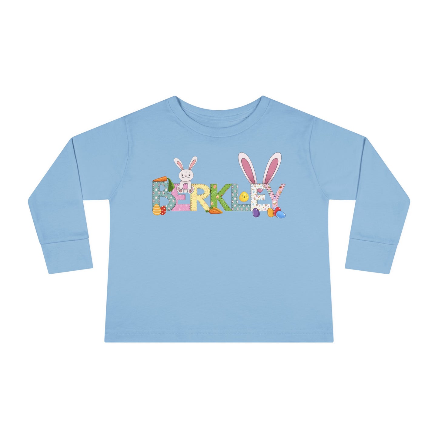 Easter Personalized Toddler Long Sleeve Tee - Amazing Faith Designs