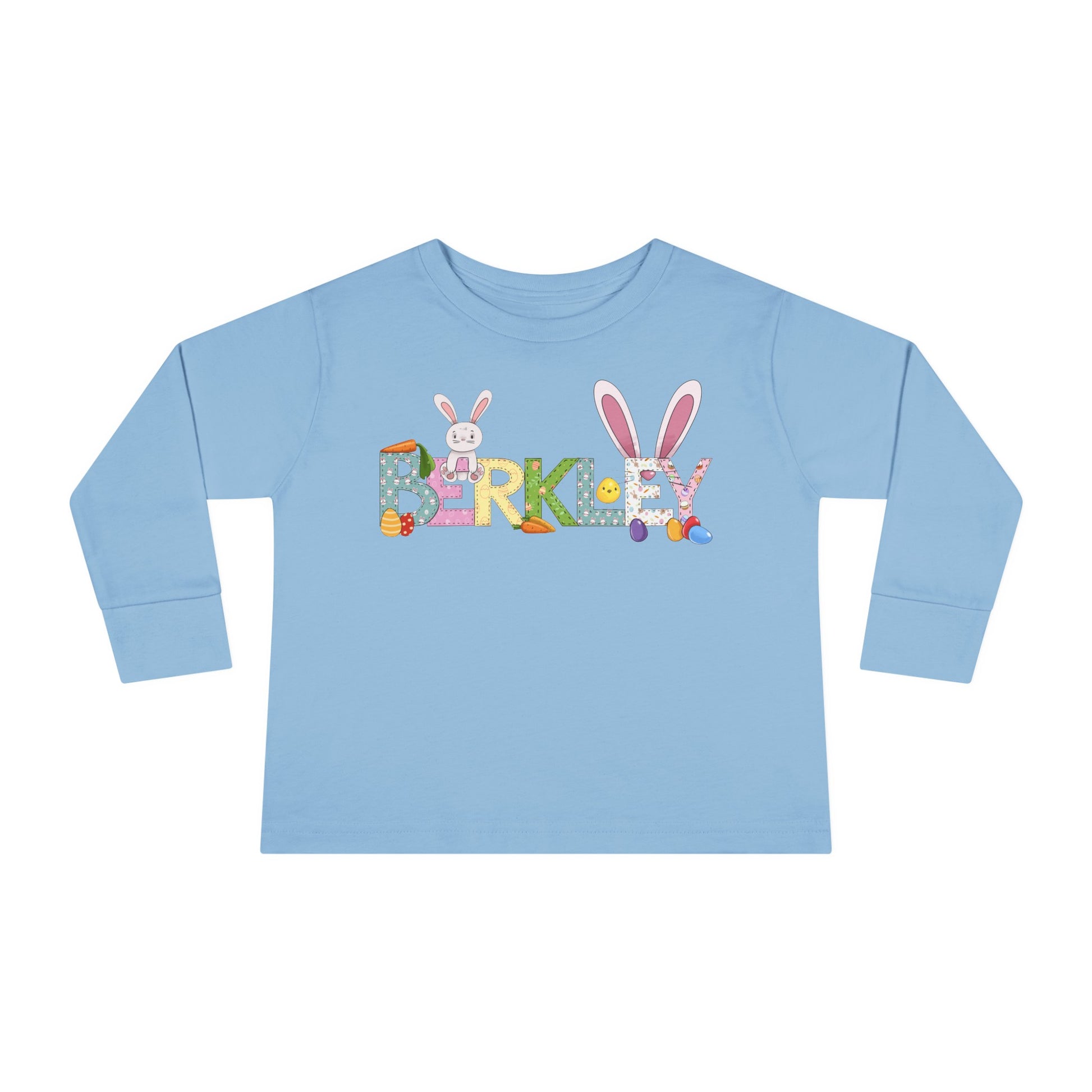 Easter Personalized Toddler Long Sleeve Tee - Amazing Faith Designs