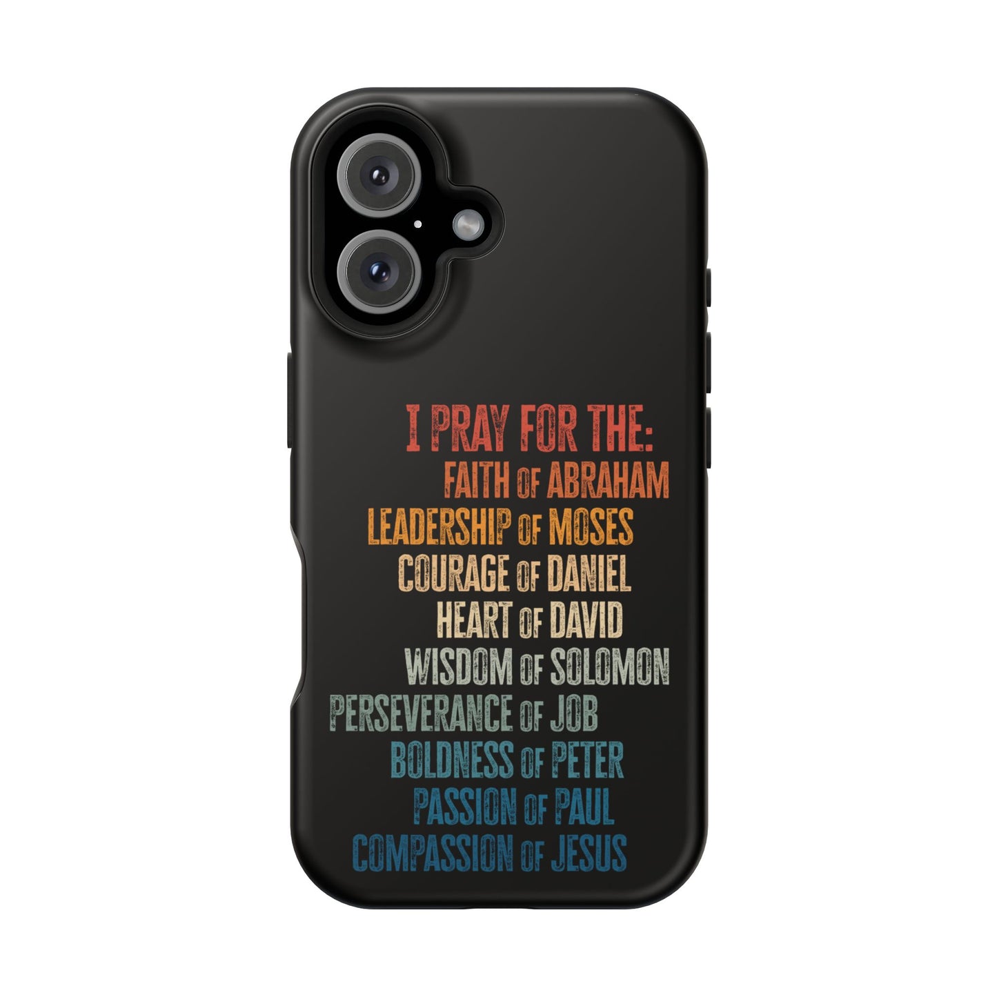 Men of Faith Christian MAGSAFE Phone Case | iPhone 16, 15, 14, 13 - Amazing Faith Designs